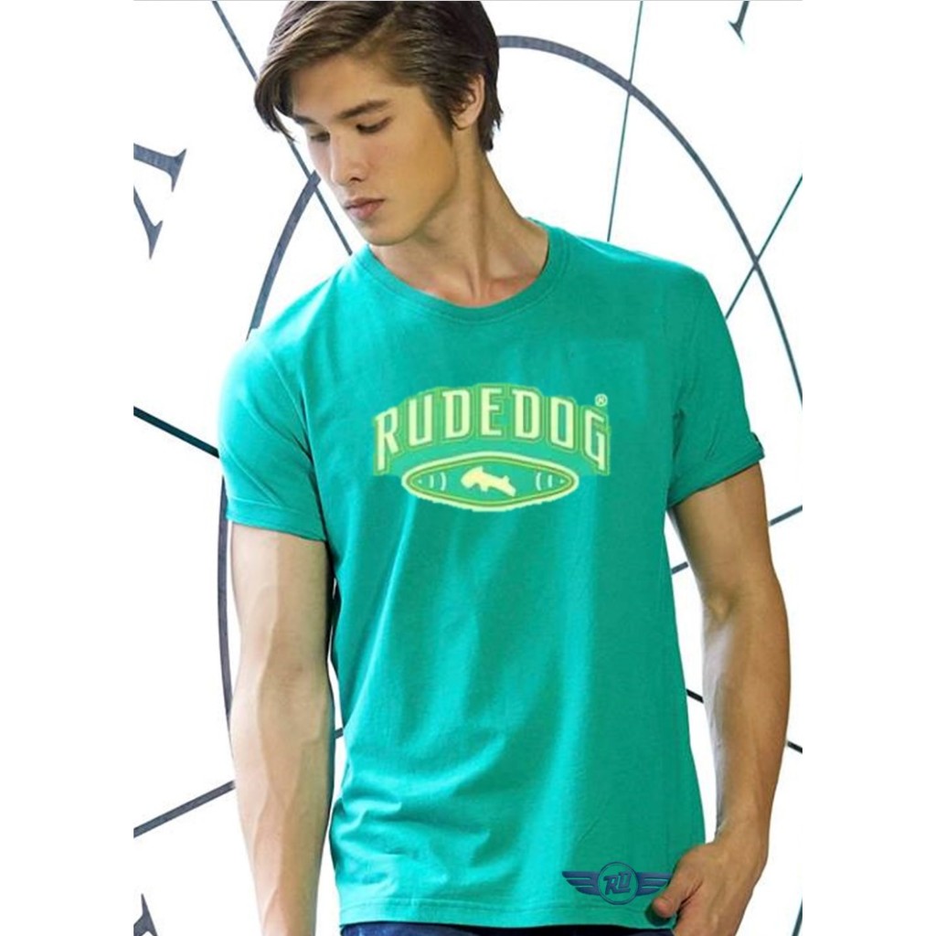 Rudedog เสื้อคอกลม ชาย หญิง รุ่น  Hi School สีเขียว