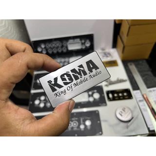 ป้ายโลโก้ KOMA DIY ติดตู้ลำโพง 🔊