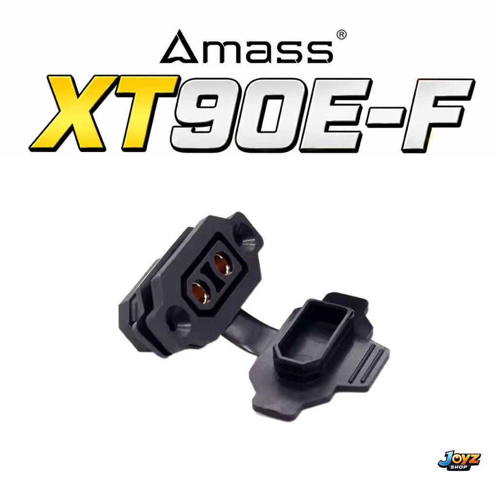 Amass XT90E-F Connector เชื่อมต่อกระแสสูง ตัวเมีย สำหรับยึดติดกล่อง