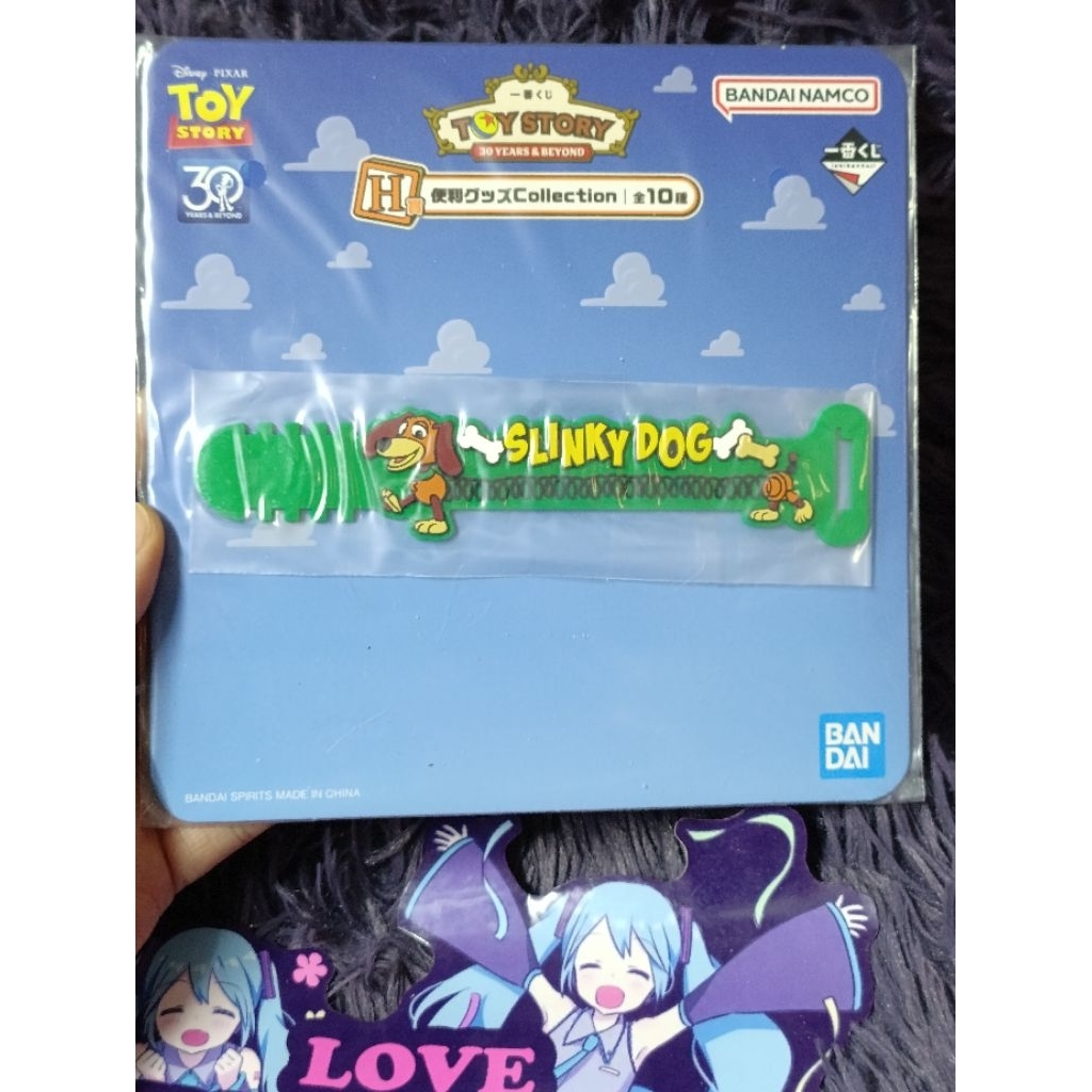 หายาก น่ารักมาก ⭐ Disney Pixar Ichiban Kuji G Prize Rubber Assortment Slinky Dog ⭐ สลิงกี้ ด็อก ทอยสตอรี่ น่ารักมาก ⭐