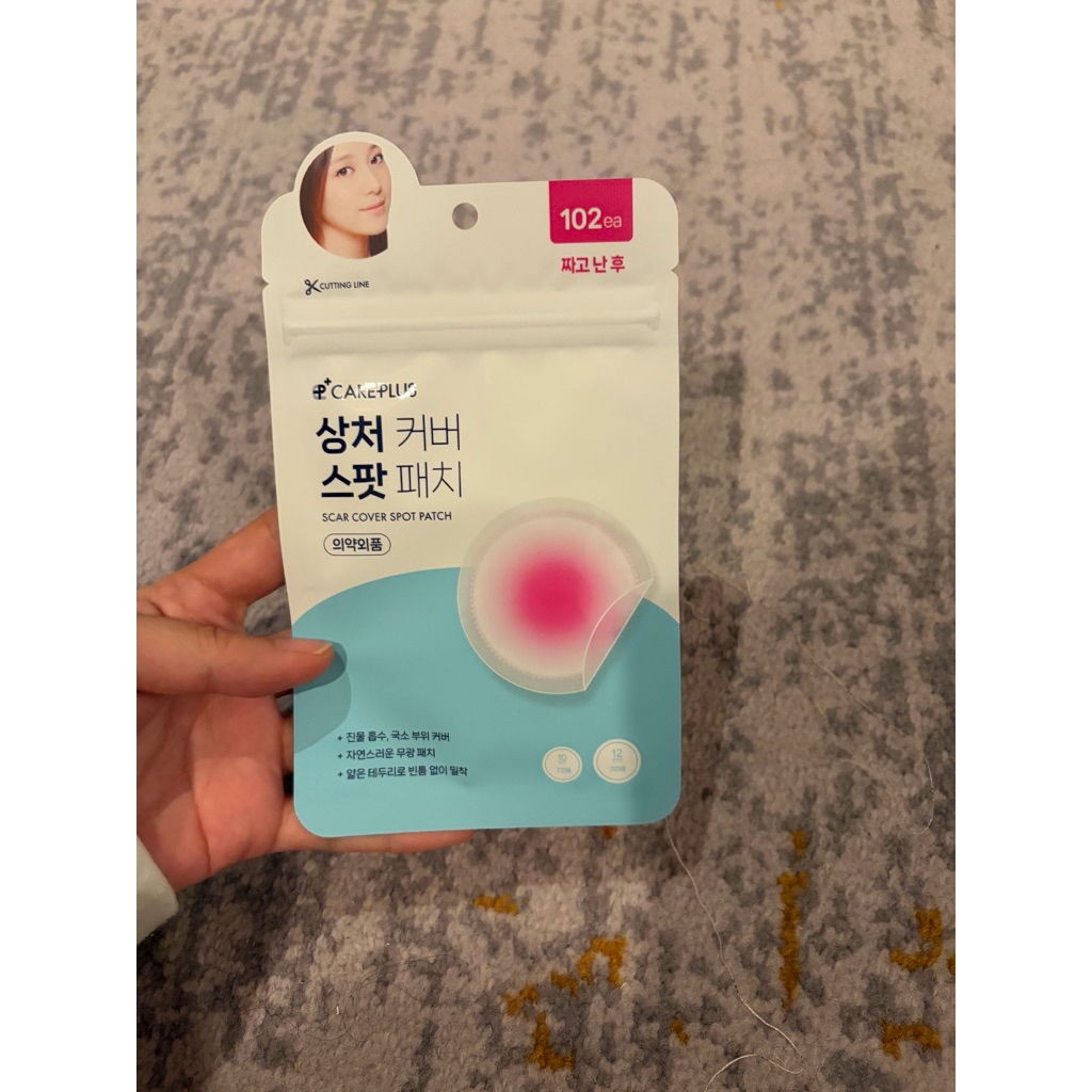 แผ่นแปะสิว เกาหลี🇰🇷Careplus Scar Cover Spot 102ชิ้น