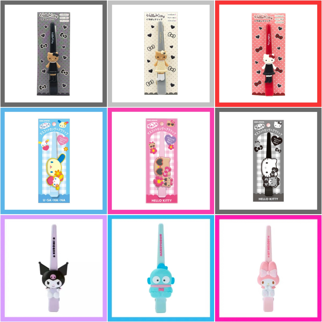 🧡 แท้ 100% กิ๊บยาว Sanrio 💜 กิ๊บปากเป็ด ขายาว กิ๊บเพชร จัมโบ้ Sanrio