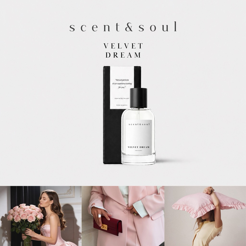 น้ำหอม scent&soul กลิ่น "Velvet Dream" กลิ่นเทสดี Old moneyสุดๆ
