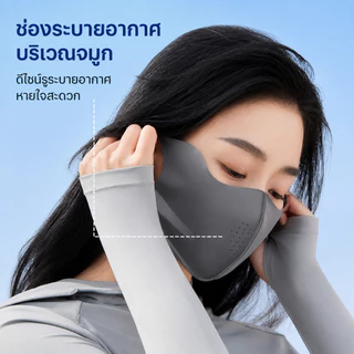 [จัดส่งตรงจากกรุงเทพฯ] หน้ากากกันแดดสำหรับผู้หญิงในฤดูร้อน ระบายอากาศได้ดี เย็นสบาย น้ำหนักเบา และซักได้