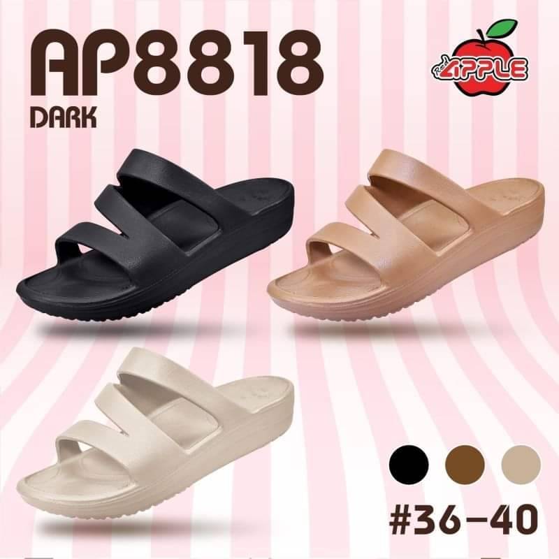 Red apple รองเท้าแบบสวม รุ่น 8818 มี 3 สี ไซส์ 36-40