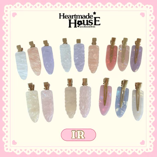 [พร้อมส่ง] กิ๊บเตารีด กิ๊บติดผมทรงเตารีด ลายหินอ่อน/สีรุ้ง กิ๊บเกาหลีมินิมอล กิ๊บหนีบผมแฟชั่น งานพรีเมียม