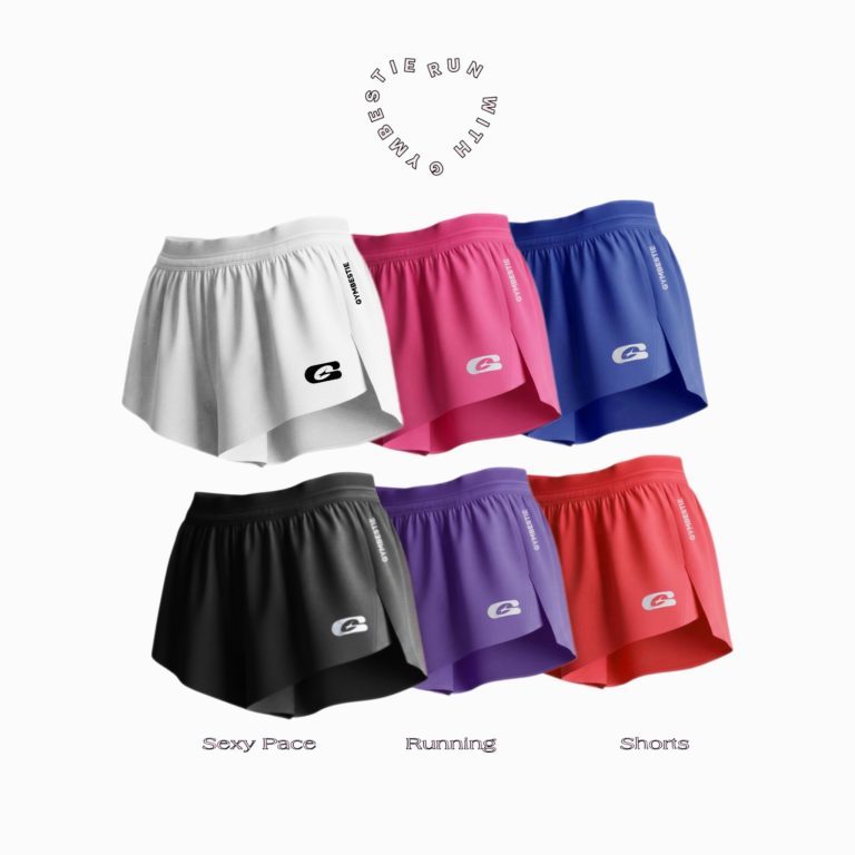 GYMBESTIE - SEXY PACE RUNNING SHORT กางเกงวิ่งเเหวกข้าง (มีซับในเเบบ กกน)