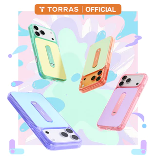 TORRAS i3Muse iPhone 17 Pro Max/Pro รูปแบบใหม่ของจุดยึด i3, ครอบคลุมมุม 360 องศา, ป้องกันกระแทก, บางพิเศษ,