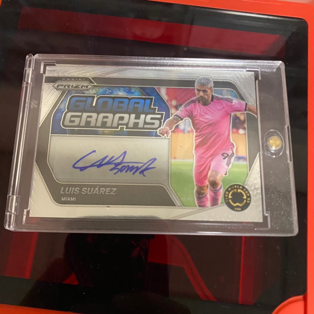 การ์ดบอลPanini ลายเซ็น Luis Suarez