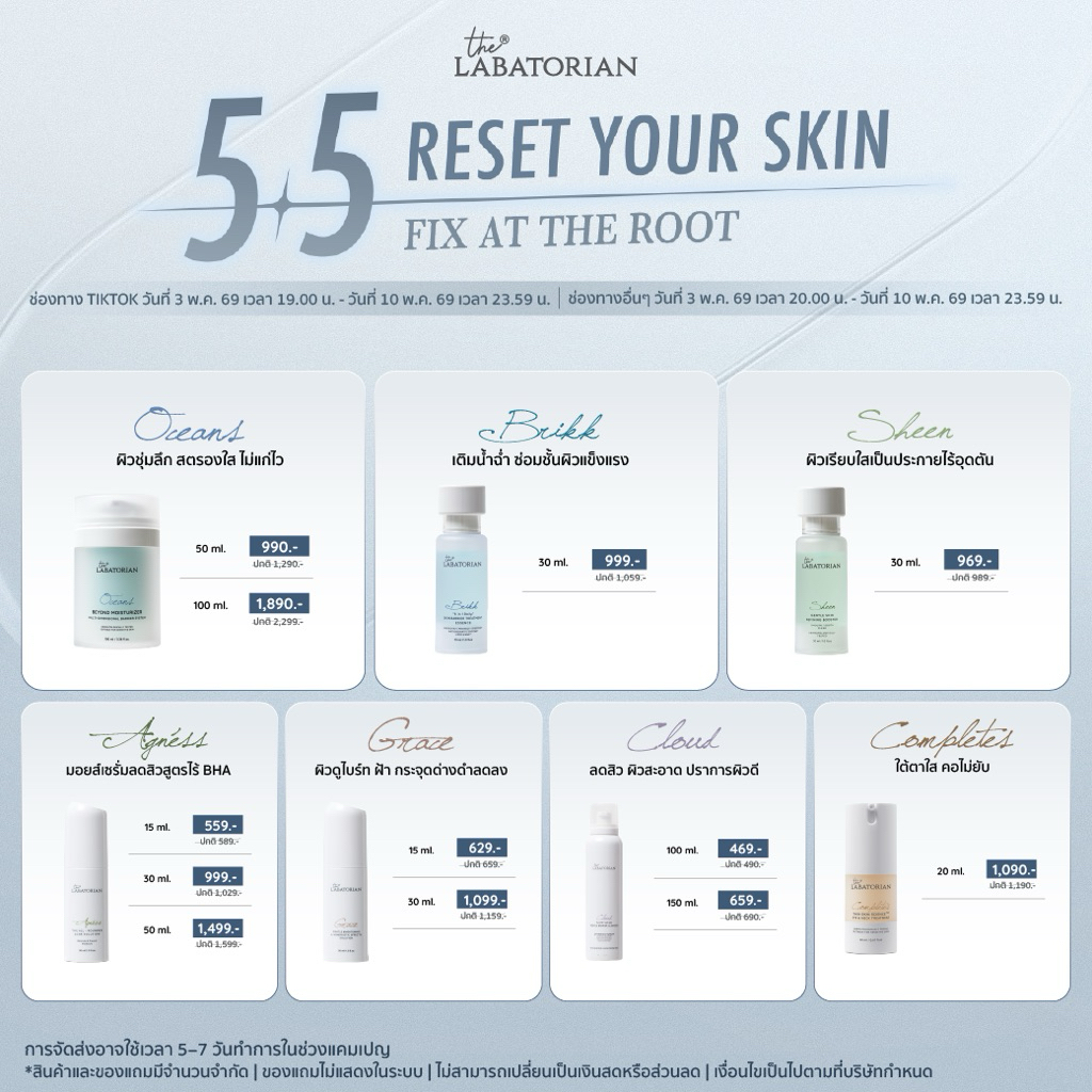 The Labatorian  5.5 RESET YOUR SKIN - All products