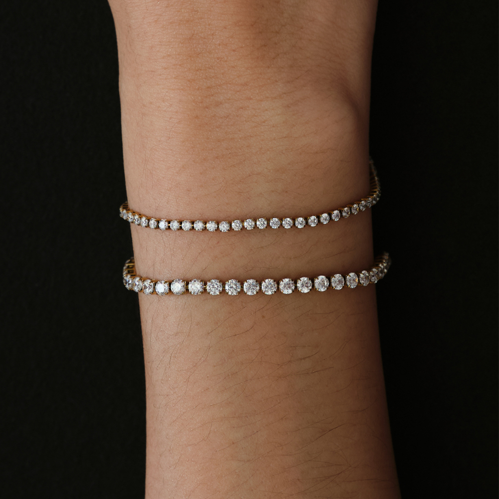 (3 mm) Bemet tennis bracelet กำไลสแตนเลส ราคา ถูกที่สุด ดีลบีเคเค แกลเลอรีภาพที่ 7