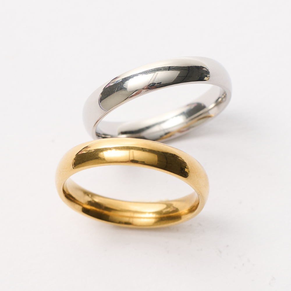 Bemet sleek ring แหวนสแตนเลส *สามารถสลักชื่อได้*
