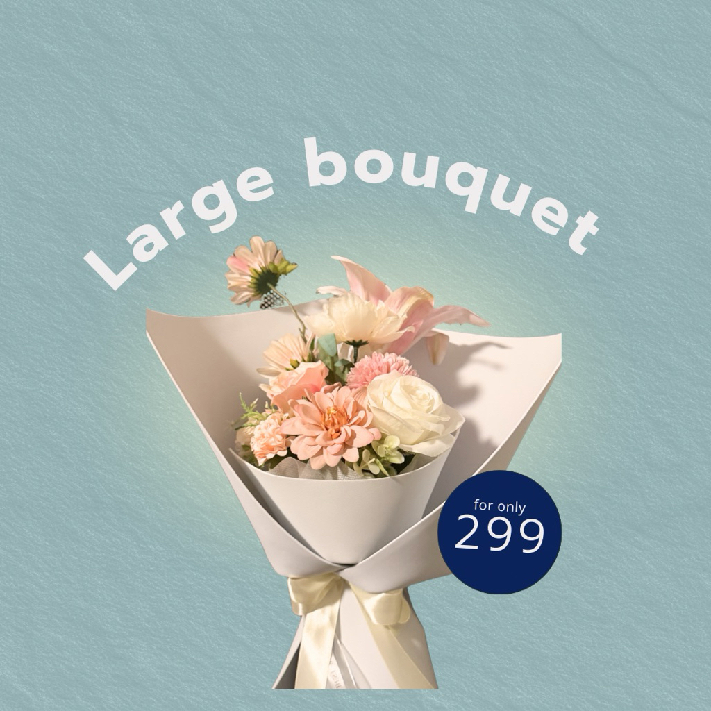 ช่อดอกไม้ประดิษฐ์ Large bouquet ช่อโฟม