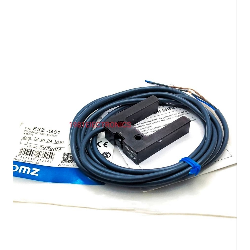 E3Z-G61 E3ZG61 Photoelectric sensor, slot housing, infrared LED, single through-beam, 25 mm NPN Ligh
