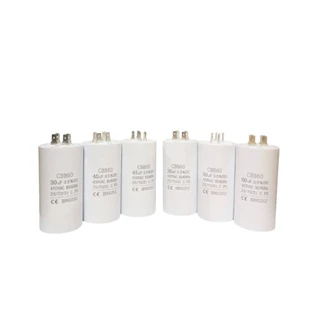 CAPACITOR CBB60 (แบบเสียบ) 3-80 Uf แคปสตาร์ท/แคปรัน เครื่องซักผ้า/มอเตอร์ / ปั๊มน้ำ