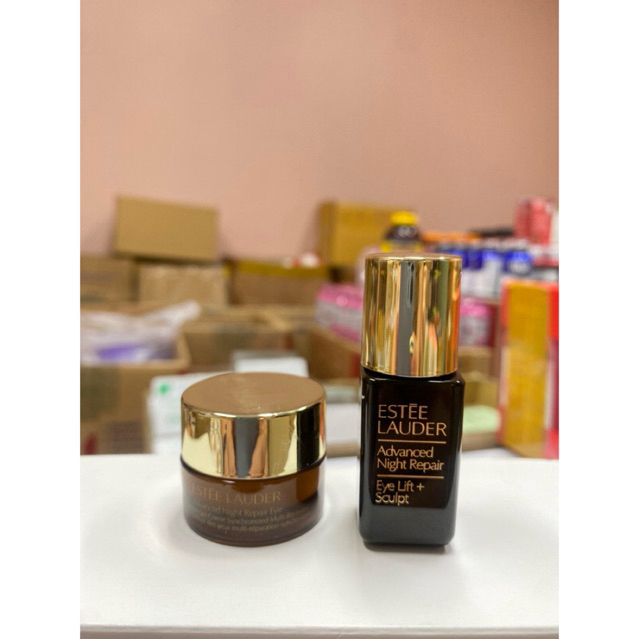 ET Advanced Night Repair Eye Supercharged Gel-Creme Synchronized Multi-Recovery  5ml /eye lift + sculpt 5ml