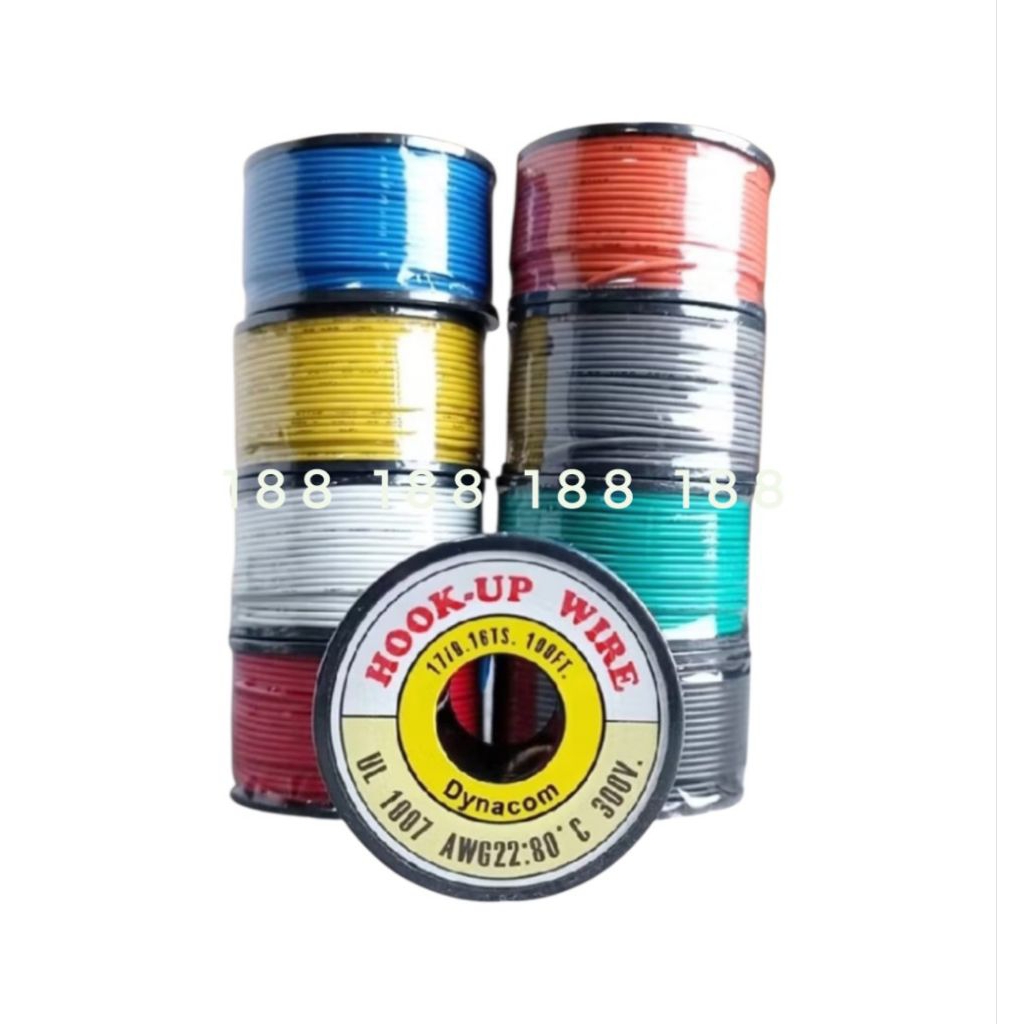 HOOK UP WIRE สายไฟเดี่ยวแกนฝอย AWG 22 UL-1007 dp