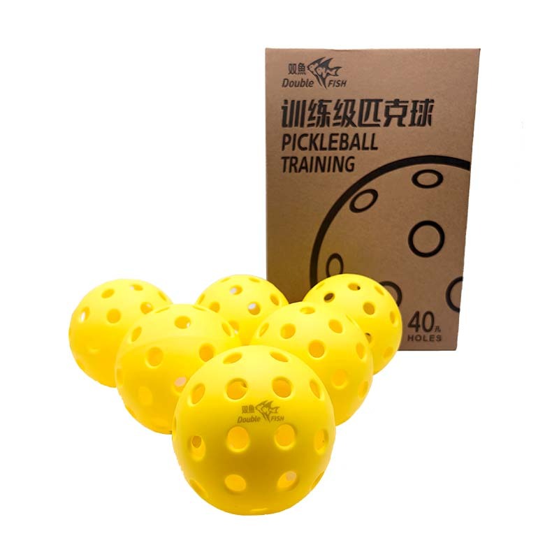 ลูก Pickleball Double Fish DF-T40Y-6 Pickleball Ball (ุ6 ลูก/แพ็ค)