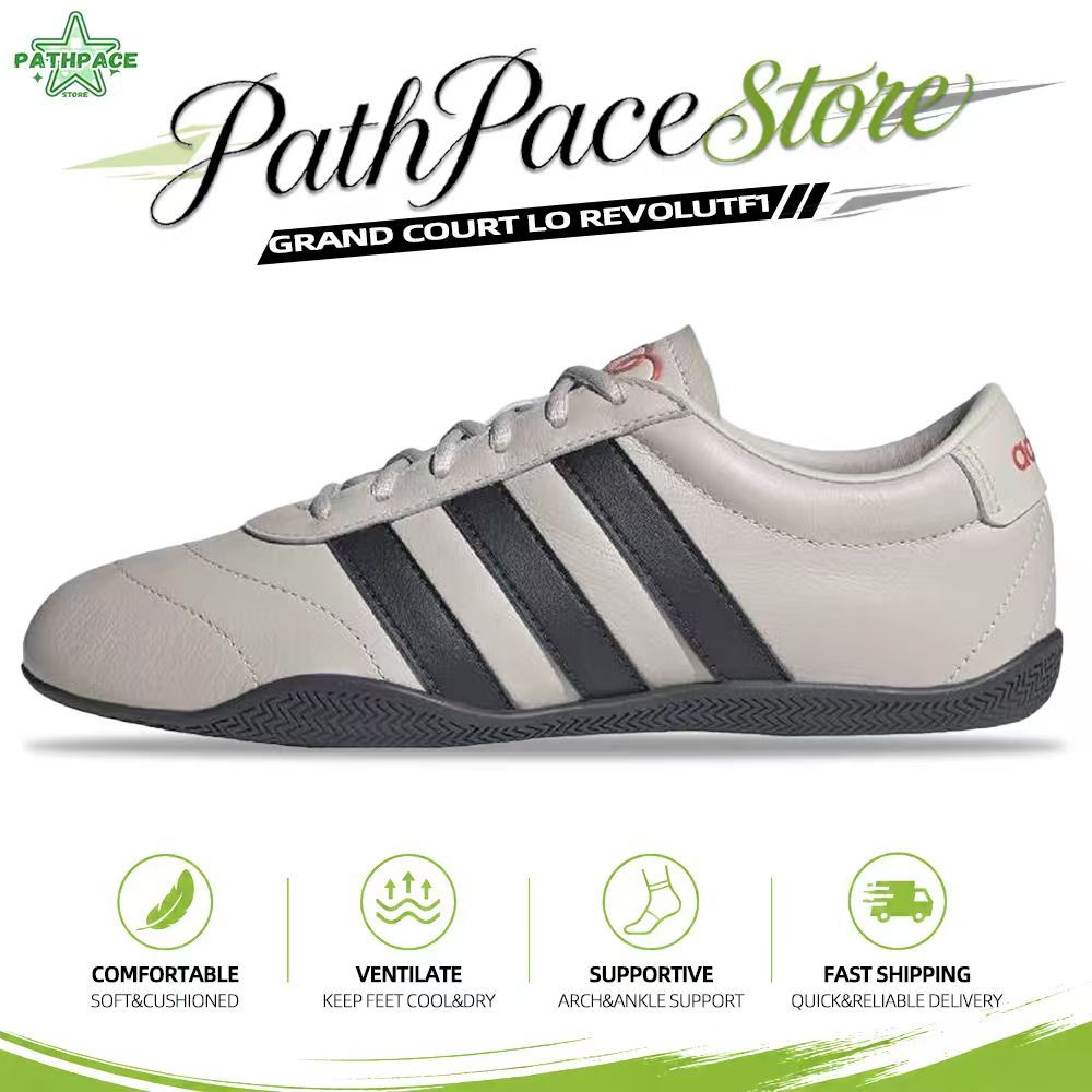 【ของแท้ 100%】🍏 Adidas x Audi GRAND COURT LO REVOLUT F1 ♡ รองเท้ากีฬา ⚪️ KI8651