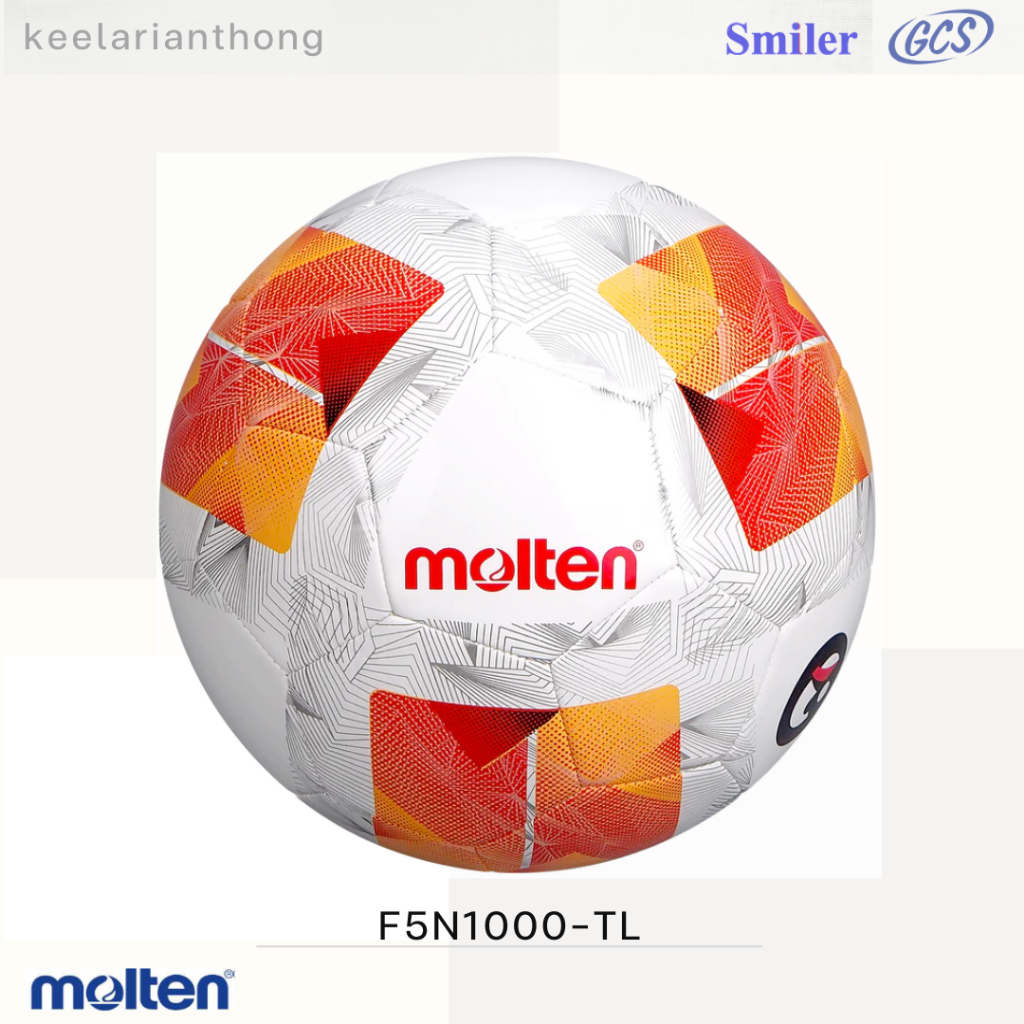 molten F5N1000TL / F54N100TH ฟุตบอลมอลเทนหนังเย็บ THAILEAQUE 2055-2026