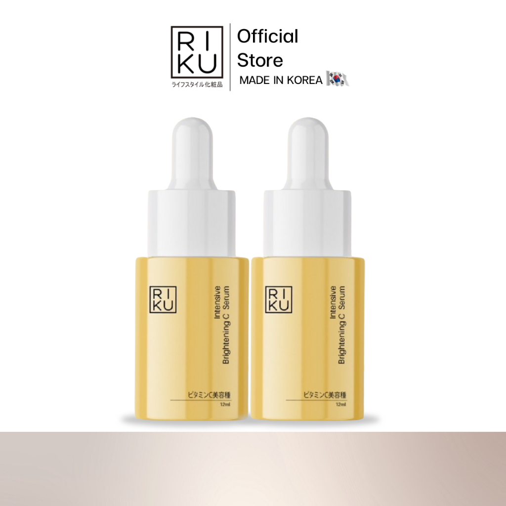 [1แถม1] RIKU Vit C Serum เซรั่มวิตซีเกาหลี ฟื้นฟูให้ผิวกระจ่างใส ลดเลือนจุดด่างดำ ฝ้า กระ