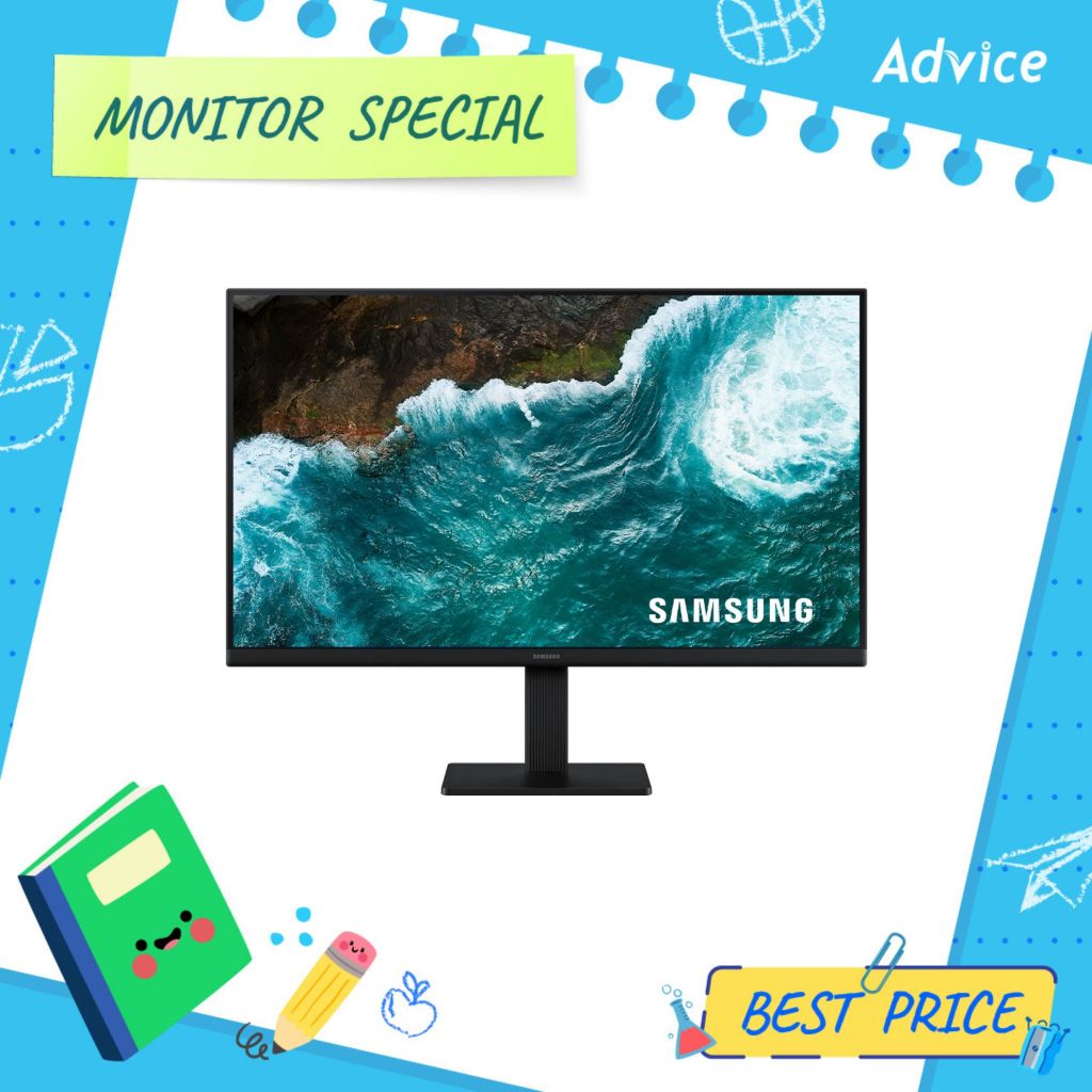 SAMSUNG MONITOR (จอคอมพิวเตอร์) 24'' LS24F320GAEXXT (IPS, HDMI) 120Hz - A0167895