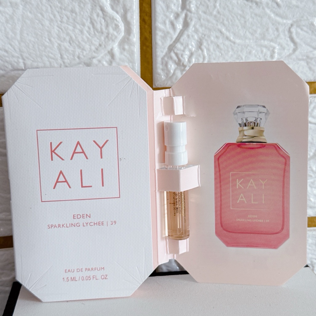 Kayali Eden Sparkling Lychee | 39❤️/Vanilla candy rocksugar 28 (1.5ml)น.จ.