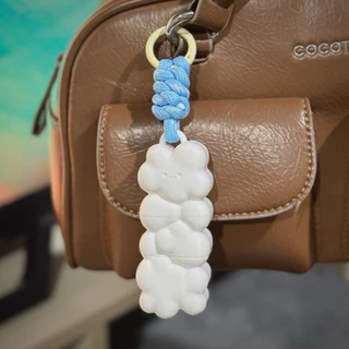 [BLUE LABS] ☁️เคสยาดม "ฉันคือปุยเมฆขาว" สำหรับ Peppermint Field ปลอกยาดมทรงก้อนเมฆน่ารัก มีที่ห้อยพวงกุญแจ | 3D Print
