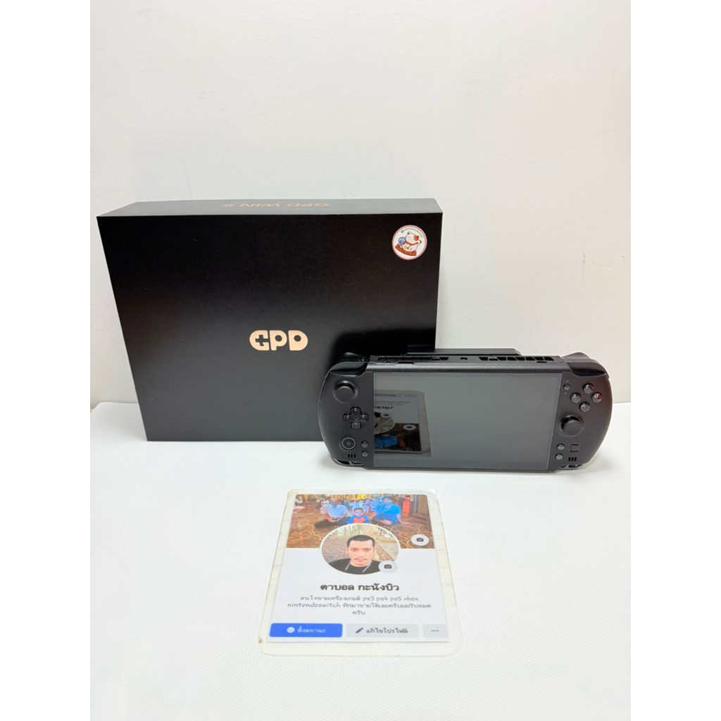 gpd win 5  ai max+ 395  ram 32 gb  ssd 2 tb ครบกล่องมือสองสินค้าพร้อมส่งครับเครื่อใช้งานไม่ถึงอาทิษค