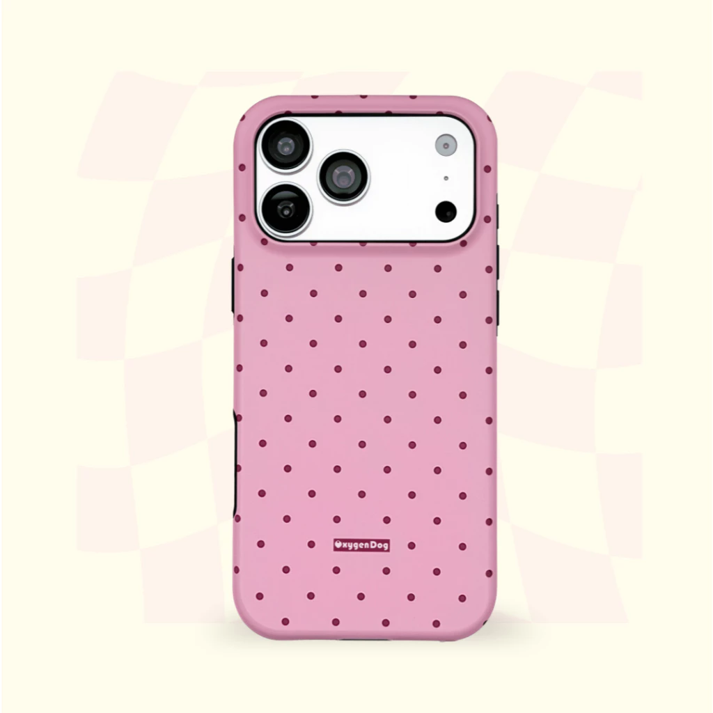 Oxygendog case เคสไอโฟน ลาย1 polka dot For iPhone 17ProMax 17Pro 17 16ProMax 16 15 14 13 ชาร์จไร้สาย thumbnail 8