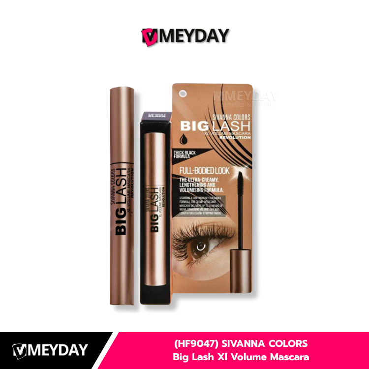 (HF9047) SIVANNA COLORS Big Lash Xl Volume Mascara ซีเวนน่า คัลเลอร์ส บิ๊ก ลาซ มาสคาร่า 7g