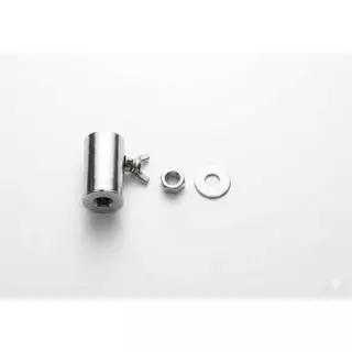 ข้อต่อล้อสแตนเลส 8.5mm / 13mm แข็งแรง ทนทาน คุณภาพสูง อะไหล่ข้อต่อใช้กับล้อราวตากผ้า ล้อรถเข็น ตัวเชื่อมล้ออเนกประสงค์