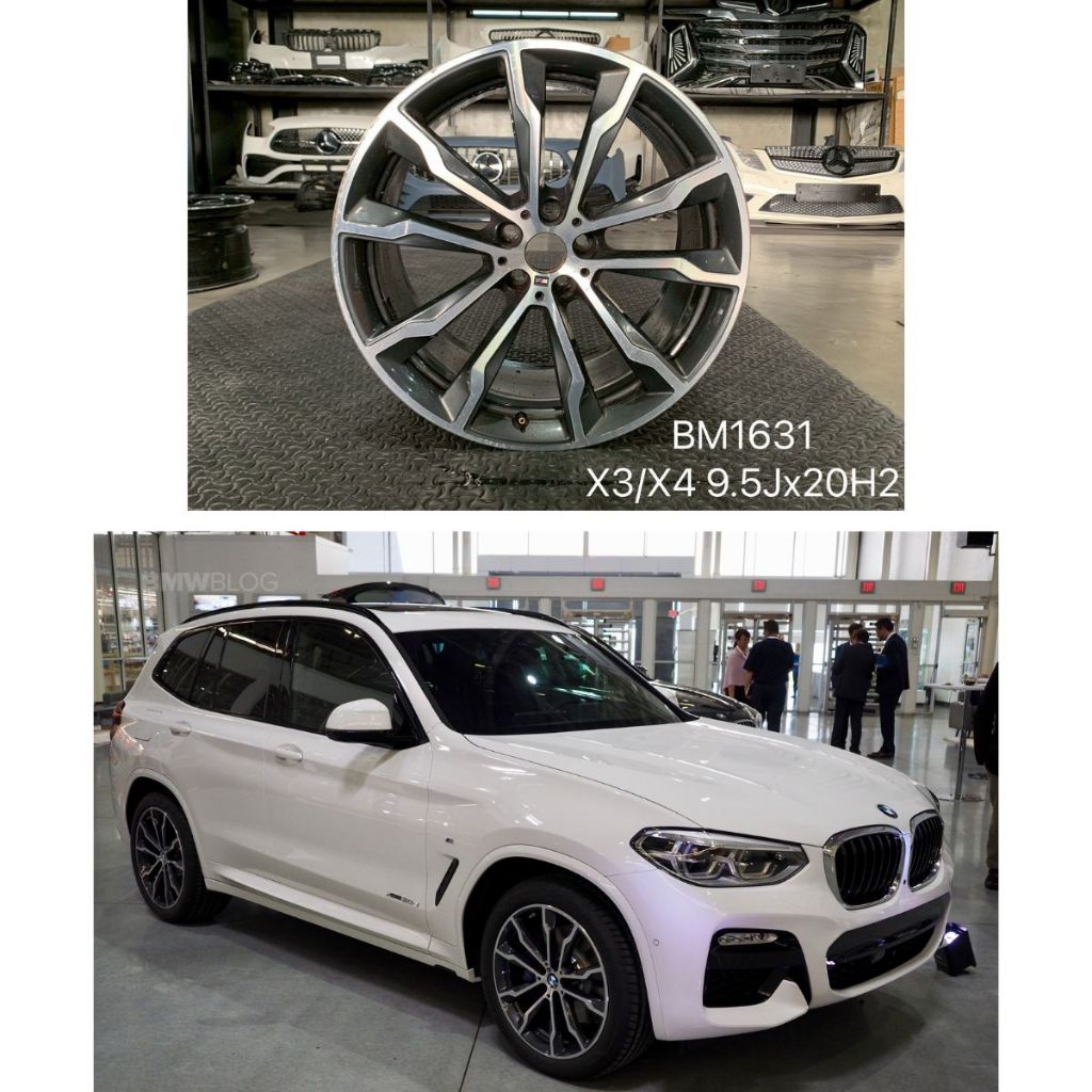 ล้อแม็ก BMW X3 X4 G01 G02 9.5Jx20H2 รหัส 8010269 โฉมปี 2018-2023 แท้มือสอง