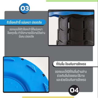 เก้าอี้พลาสสติกเเบบพกพาง่าย น้ำหนักเบา ปรับนั่งได้หลายระดับ พร้อมส่ง 3 สี