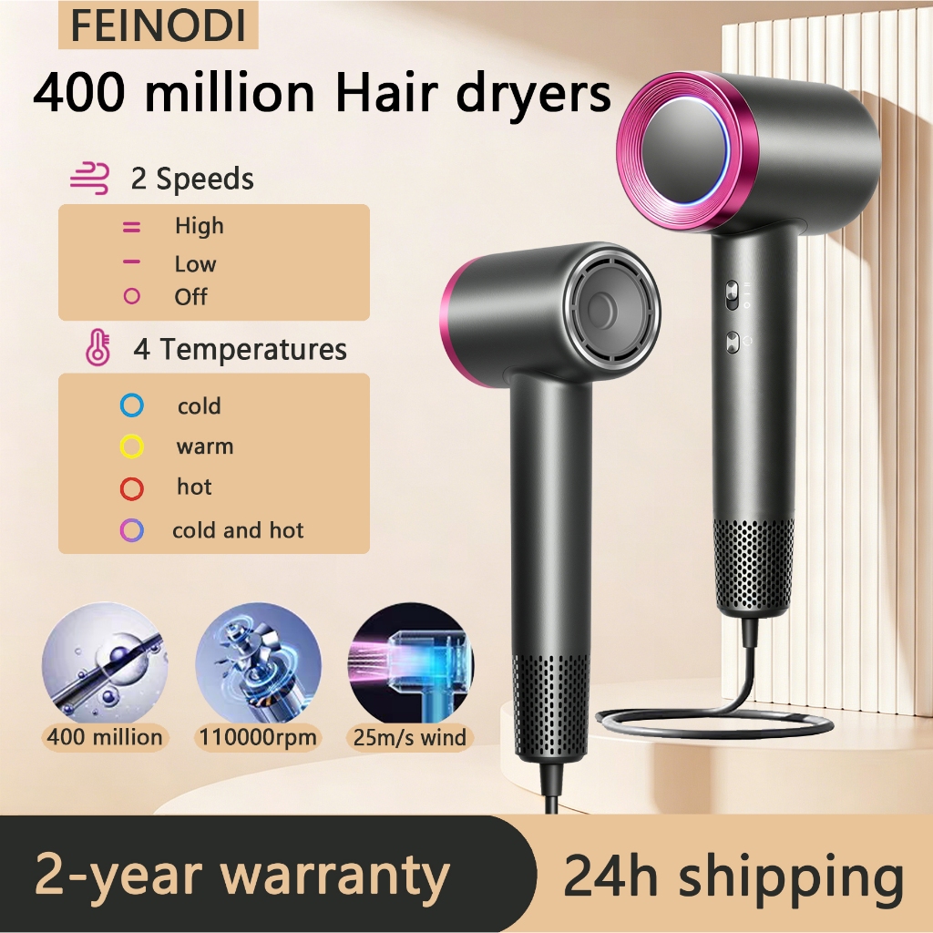 FEINODI 110000rpm High-Speed Hair Dryer Blower Negative Ions Professional Beauty Hair Care Salon Quick Drying