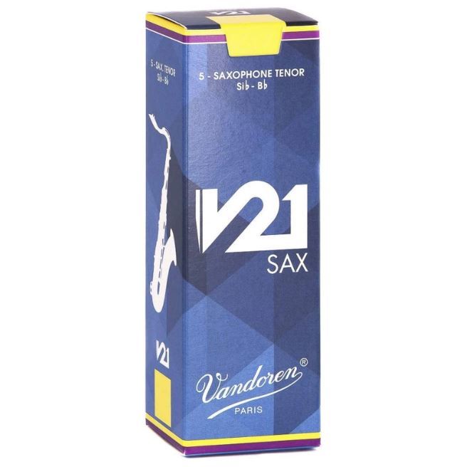 ลิ้นเทเนอร์แซกโซโฟน Tenor Saxophone Vandoren V21 คุณภาพสูง เสียงนุ่มลึก ของแท้ 100% (แยกชิ้น)