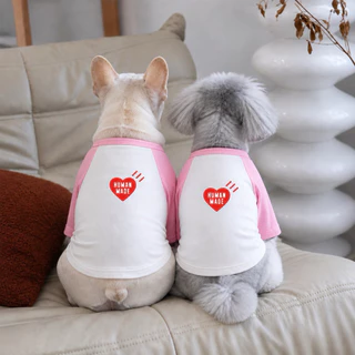 🇹🇭พร้อมส่ง🇹🇭 Human Made เสื้อหมา เสื้อแมว แบบมีแขน เนื้อผ้า Cotton 100% ใส่สบาย งานละเอียดเหมือนเสื้อคน