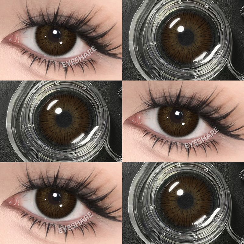 [COD]-Eyeshare Vienna คอนแทคเลนส์ สีช็อกโกแลต 14.5 มม.1 คู่บิ๊กอายรายปีคอนแทคเลนส์เลนส์นุ่มจัดส่งฟรี