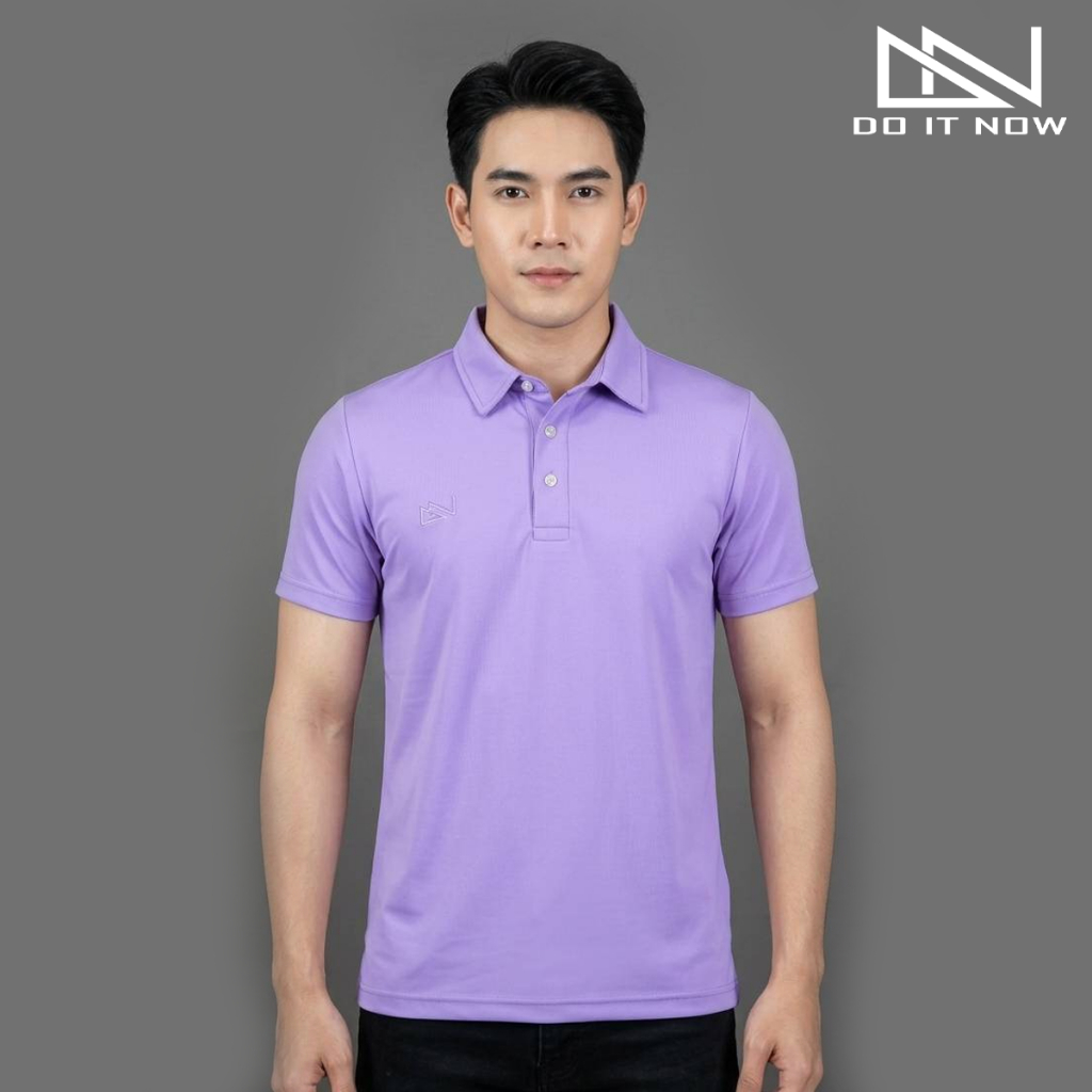 เสื้อปกเชิ้ตสีม่วง รุ่น DN-005 (ชาย) 🔥กระดุม 3 เม็ด🔥 By Doitnow สินค้าคุณภาพ จากแห่งผลิตโดยตรง!!
