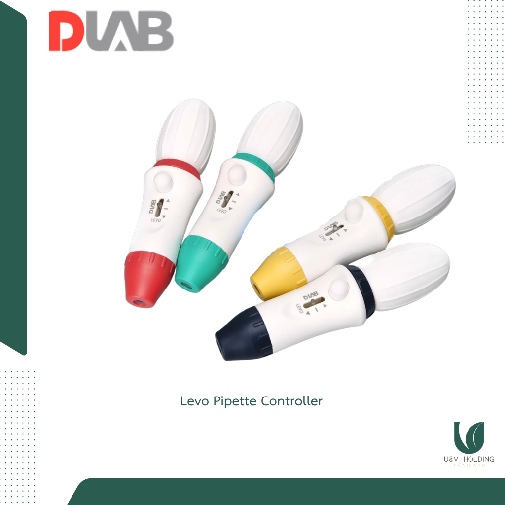 Pipette Controller DLAB Levo เครื่องดูดจ่ายสารไฟฟ้า ใช้กับ Serological Pipette