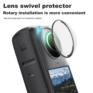 เซ็ตกระเป๋า+ฟิล์มกระจก+ฝาครอบเลนส์ สำหรับ Insta 360 X5 เท่านั้น