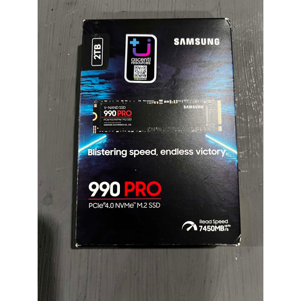 SSD 2TB  SAMSUNG 990 PRO - PCIe 4x4/NVMe M.2 2280 มือสอง ราคาสุดคุุ้ม