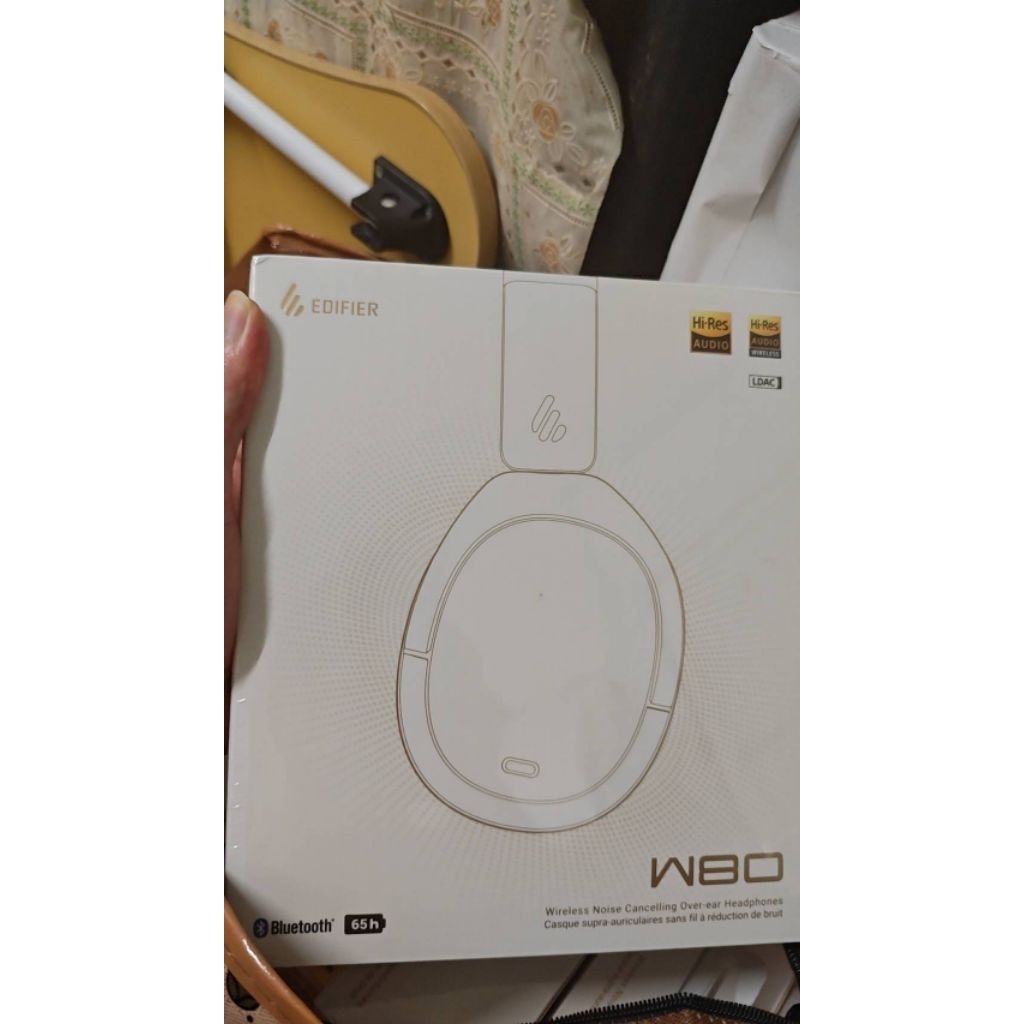 หูฟังไร้สาย Edifier W80 ตัดเสียงรบกวน ANC แบบแอคทีฟ