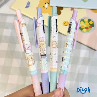 FKakao Friends ปากกาหมึกเจล น้ำเงิน ลิขสิทธิ์แท้ 100% ลายน่ารัก ขนาด 0.5 มม. เขียนลื่น