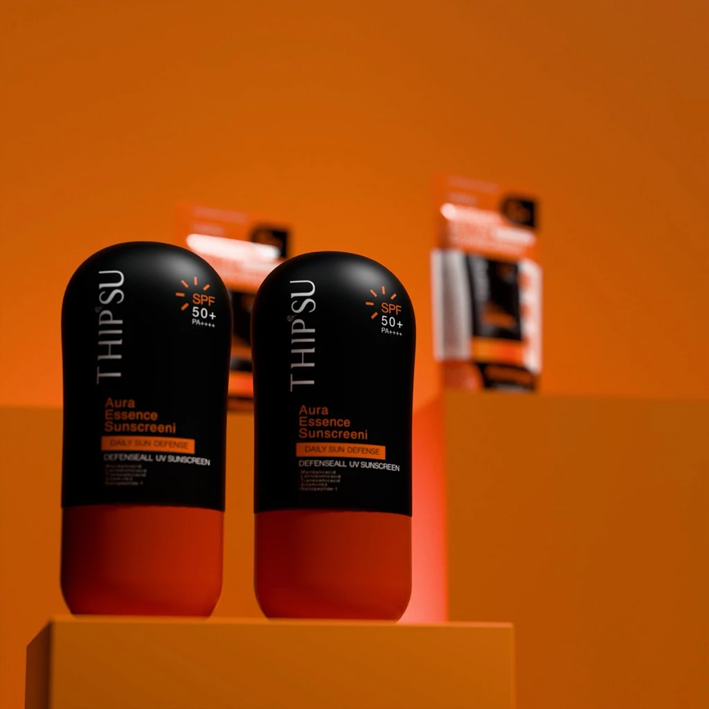 [ใหม่]กันแดดทิพย์สุ SPF55+PA++++40g THIPSU Aura Essence Sunscreen กันแดดสำหรับผิวหน้าใช้เป็นประจำทุกวัน สกินแคร์ Skincar thumbnail 7