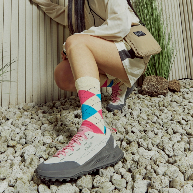 Keen รองเท้าผู้หญิง รุ่น Women's JASPER ZIONIC (VAPOR/CASHMERE ROSE)