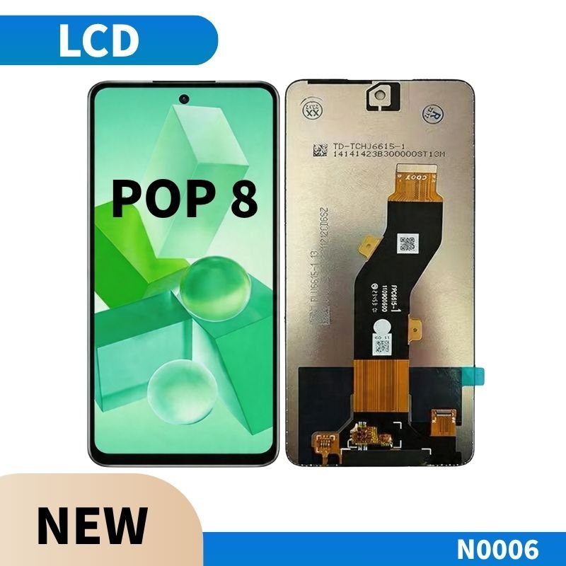 LCD Display หน้าจอ for Tecno POP 8 หน้าจอ LCD พร้อมทัชสกรีน POP8 LCD Screen Display Touch Panel