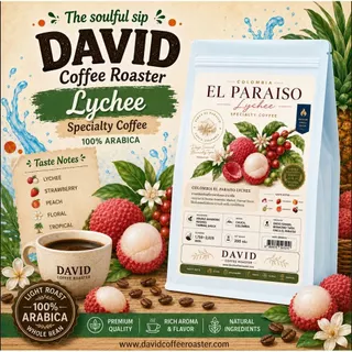 เมล็ดกาแฟโคลัมเบีย ลิ้นจี่ (คั่วอ่อน) Colombia Lychee El Paraiso