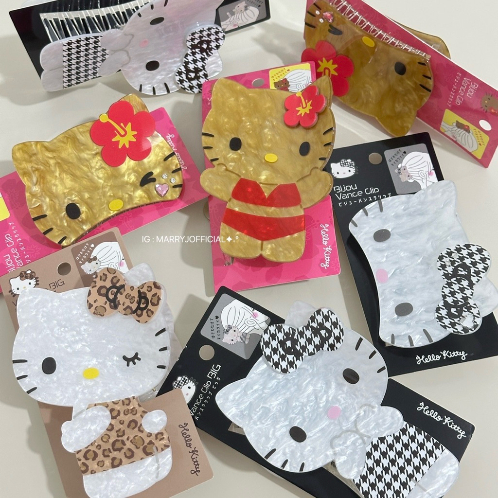 (แท้/พร้อมส่ง💗) Hello Kitty Vance Clip กิ๊บหนีบผมคิตตี้ตัวใหญ่