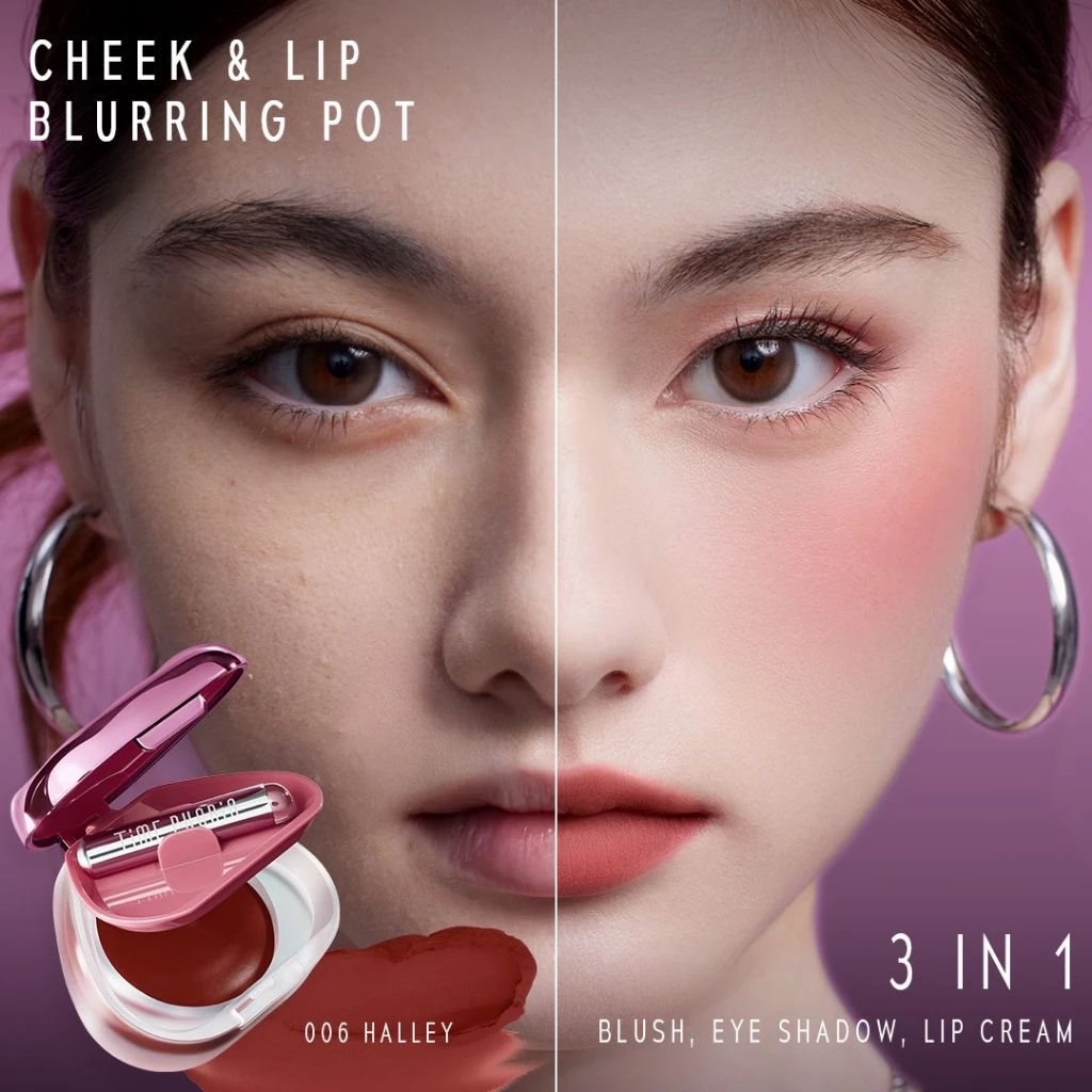 Time Phoria Orbita 3in1 Blurring Pot อายแชโดว์-บลัชออน-ลิป thumbnail 7